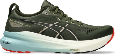 Chaussures Running Asics Gel-Kayano 31 Khaki/Noir/Rouge Homme