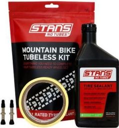 Stan's NoTubes - Tubeless Kit  Mtb  Fond de jante 21mm  Valves 44mm