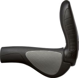 Ergon GP4 Grips with Bar End Black