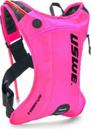 Sac d'Hydratation USWE Outlander 2L Noir + Poche à Eau 1.5L Rose
