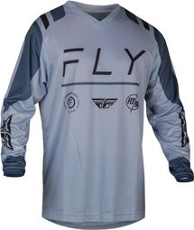 Fly Racing F-16 Langarm Trikot Grau Herren