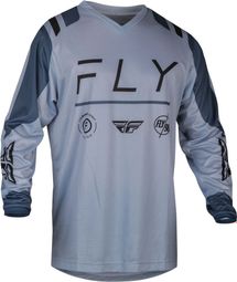 Camiseta de manga larga MTB Fly Racing F-16 Gris Hombre