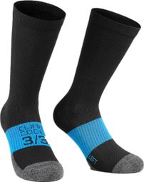 Assos Winter Evo Sokken Zwart/Blauw