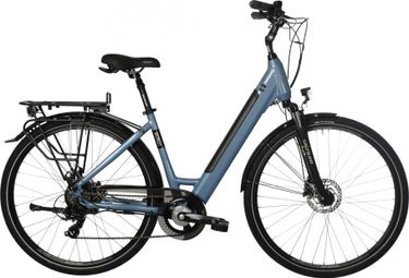 Producto reacondicionado - Bicyklet Carmen Shimano Tourney/Altus 7V 504 Wh 700 mm Azul Bicicleta eléctrica urbana