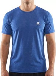 T-shirt technique homme Fjork Merino Finn MC 140 en laine mérinos – respirant  thermorégulateur et anti-odeurs bleu