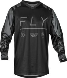 Fly Racing F-16 Langarm Trikot Schwarz Herren