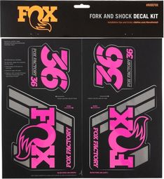 Fox Racing Shox Stickers Heritage 2019 Pink