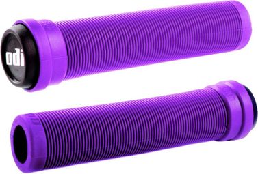 Pair of Odi Longneck Flangeless Grips 135mm Purple