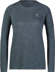 Dames Odlo Essentials Seamless Long Sleeve Jersey Blauw