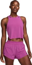 Débardeur crop Nike AeroSwift Violet Femme