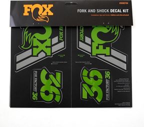 Fox Racing Shox Stickers Heritage 2019 Green