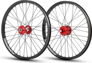 Paire de Roues Alu Pro 20 Forward Joyride / Pride Control V1 20/10mm Rouge