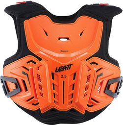 LEATT Chest Protector 2.5 Orange - Noir Junior 134-146cm