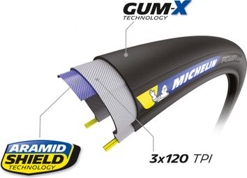 Pneu Route Michelin Power Cup Competition Line 700 mm Tubetype Souple Aramid Shield Gum-X — vue 6