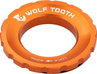 Wolf Toolth External Orange Centerlock Nut