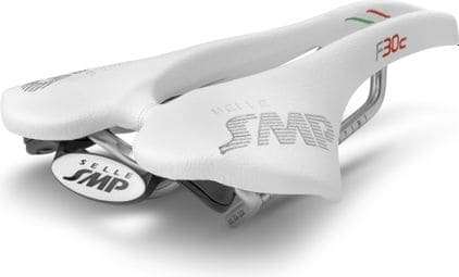 Selle SMP F30C Rails Inox Blanc