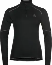 Odlo Active X-Warm Eco Women's 1/2 Zip Long Sleeve Jersey Black
