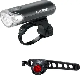 Cateye HL-EL135 e set di luci ORB nero