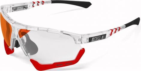 Scicon Sports Aerocomfort SCN XT Regular Lunettes De Soleil De Performance Sportive (Miroir Rouge Photochromique Scnxt/Briller)