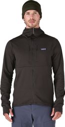 Heren Patagonia R1 Thermal Full-Zip Hoody Zwart