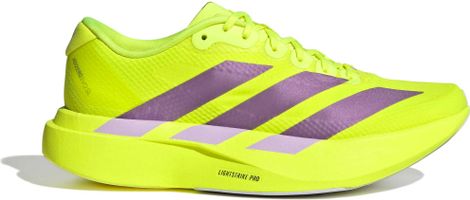 Adidas Adizero Evo SL hardloopschoenen geel/paars voor dames