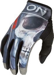 Gants Longs O'Neal MAYHEM BONES V.22 Noir/Rouge 