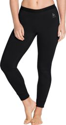 Lange Damen Sporthose Odlo Merino 200 Schwarz