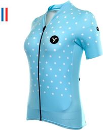 Maillot Manches Courtes Femme Lebram Bleine Bleu Coupe Ajustée