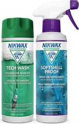 Lessive Tech Wash 300ml et imperméabilisant Softshell Proof Spray-On 300ml