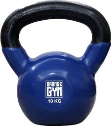 Orange Gym Kettlebell en vinyle 10 kg Bleu