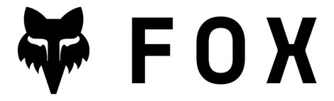 Fox Bedrijfslogo Stickers 7,6 cm Wit