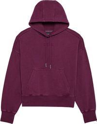 Fox Wordmark Damen Kapuzenpullover Violett