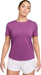 Maillot de manga corta Nike One Classic Morado Mujer