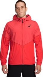 Heren Nike AeroSwift Aerogami Waterdichte Jas Rood