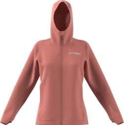 Dames adidas Terrex 2.5-layer Multi Rain.Rdy Jas Roze