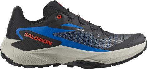 Salomon Genesis Trailschoenen Zwart/Blauw/Rood Heren