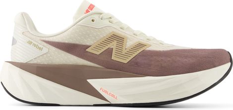 Chaussures Running New Balance FuelCell Rebel v5 Beige/Marron Femme