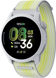 Coros Pace 4 GPS-horloge, nylon, wit