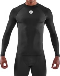 Skins Series-1 Langarmtrikot Schwarz