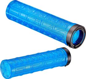 Pair of Supacaz Grizips Grips - Blue