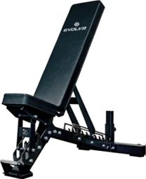 Evolve Fitness EC-100 Banc de musculation réglable - Inclinaison et déclivité