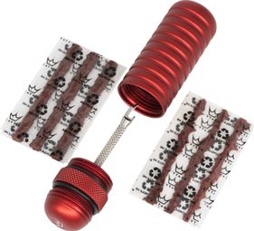 Peaty's Holeshot Tubeless Repair Kit Red + 6 Tire Plugs
