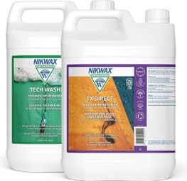 Lessive Tech Wash 5L et imperméabilisant TX.Direct 5L