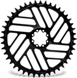 Beach Ball Chainring Alugear Round Direct Mount Sram 8 screws 10/11/12 speeds Black