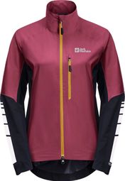 Jack Wolfskin Morobbia 2.5L Rot Damen Regenjacke