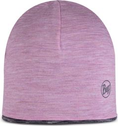 Buff Merino Omkeerbare Kindermuts Roze/Grijs