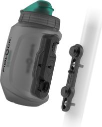 Fidlock-set met bidonhouder + antibacteriële Twist-bidon 550 ml, rookkleurig