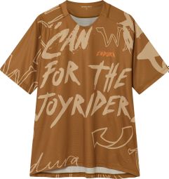 Endura Singletrack Print korte mouwen shirt bruin voor heren