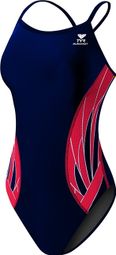 TYR Phoenix Diamondfit Women's One-Piece Swimsuit Blue / Red