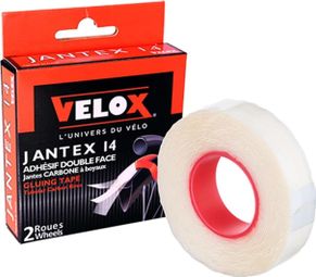 BANDE ADHESIVE/FOND DE JANTE/COLLE BOYAU VELOX 18MM JANTEX 14 JANTE CARBONE (POUR 1 ROUE)